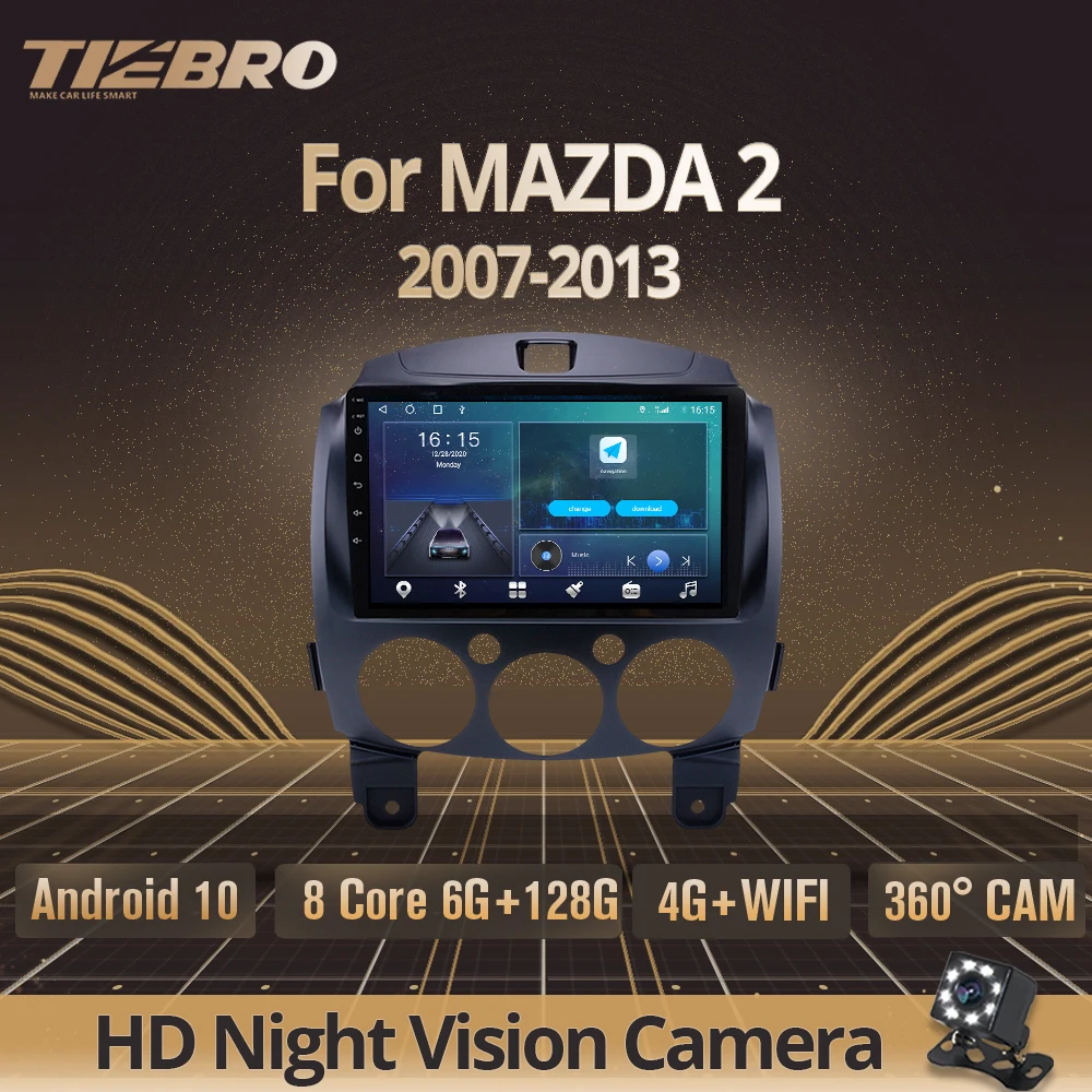 

Автомобильный радиоприемник 2DIN Android 10 для MAZDA 2 2007-2013, стереоприемник, GPS-навигация, автомобильный мультимедийный плеер, автомобильное радио DSP, Автомобильный приемник