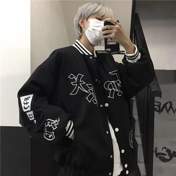 Letter Jacket New All-Match Preppy Style Baseball Hoodie Women Men'S  Loose Thin Casual Lovers Cool Wear Sweatshirt 2022 New