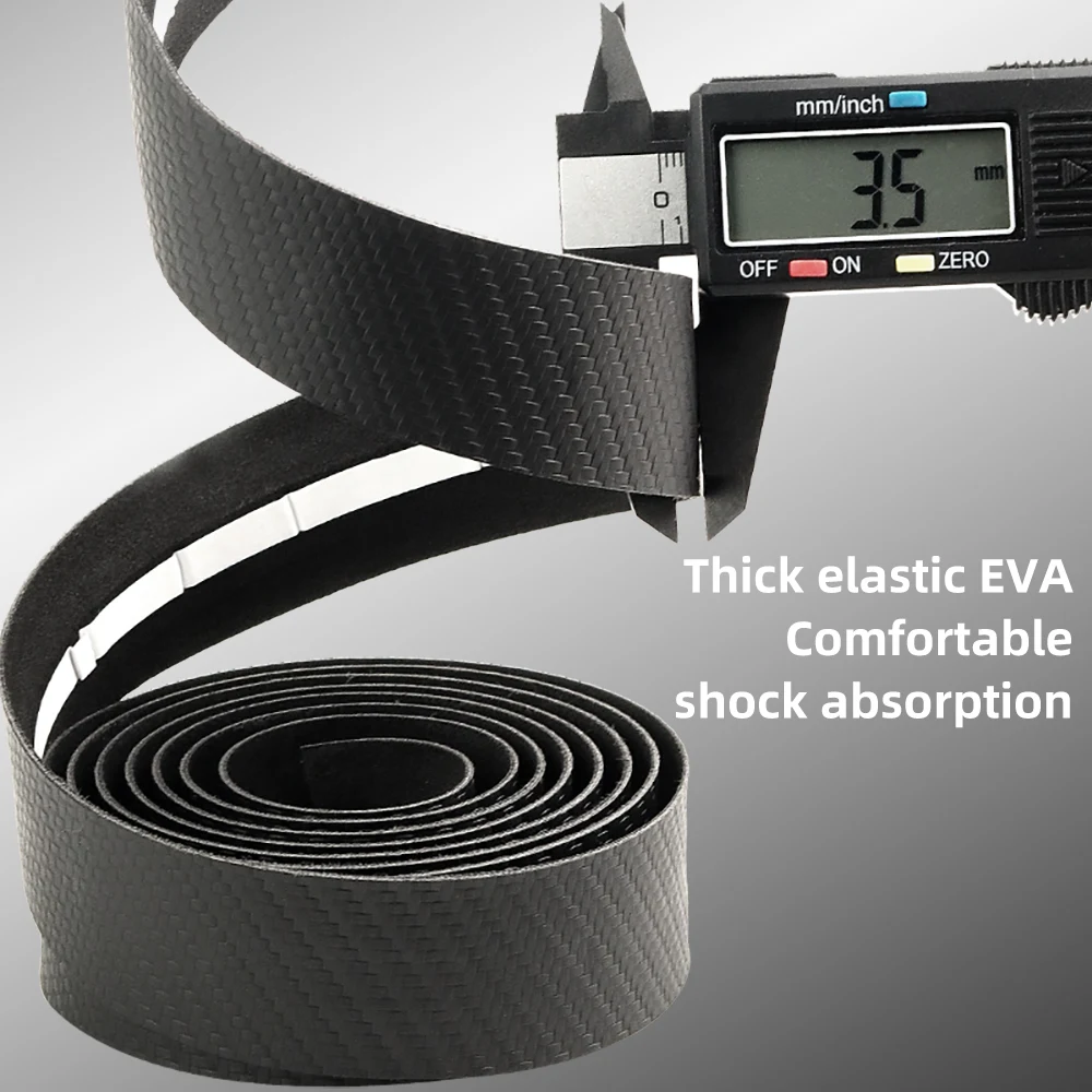 Bike Handlebar Tape MOTSUV Road Bicycle Bar Tape Cycling Cork Shockproof Sport Handlebar Bandage EVA Wrap Bent Bar Tape+2 Plug Bike Accessories