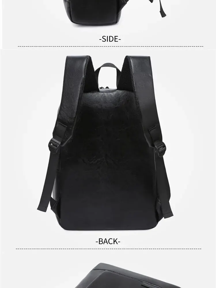 S17574dda2e1d4262b044bf90642c0067N 1 Pack 15.6 inches Men's Business Simple Computer Backpack USB Charging Lightweight Schoolbag Travel Commuting Mallzona