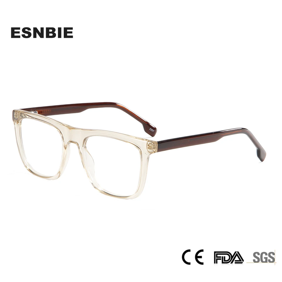 

Crystal Acetate Square Frame Glasses Men Designer Optical Glasses For Women Prescription Eyeglasses Lentes Opticos Para Hombre