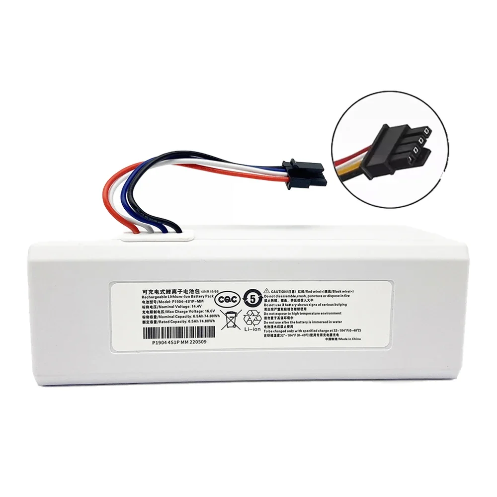 14.4V 12800mah battery Xiaomi Mijia 1C STYTJ01ZHM robot vacuum mop cleaner accessories