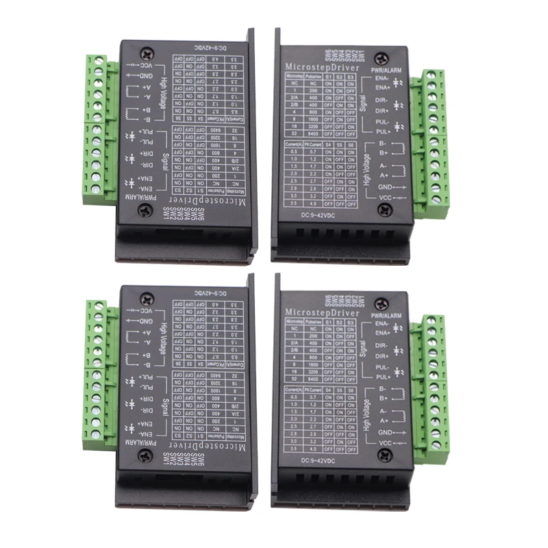 Upgrade TB6600 Stepper Motor Driver 42/57/86 Nema 23 34 Nema17 32 Segments 4.0A 42VDC for 3D CNC Wood Router Engraving Machine