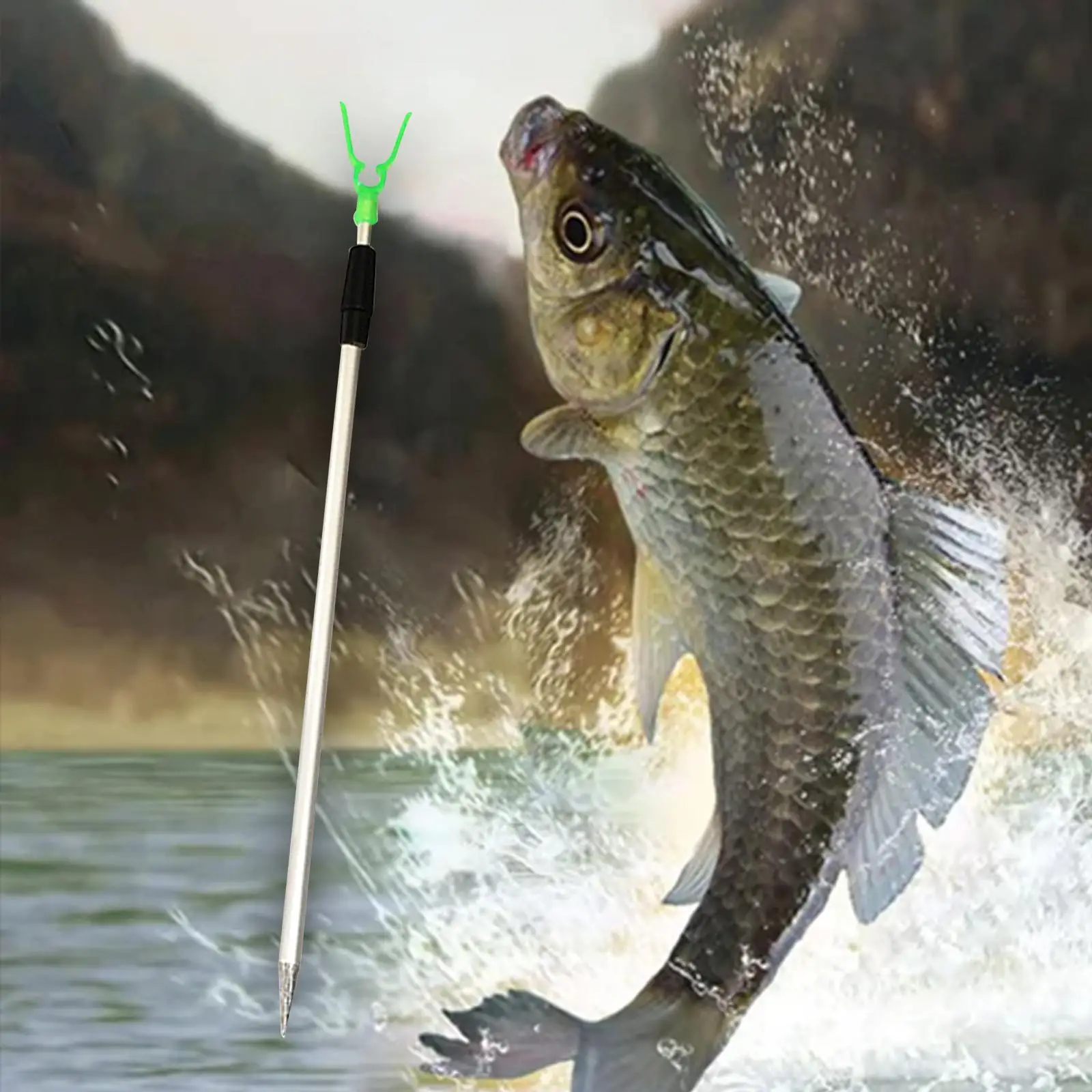 

Рыболовный колокольчик с сигнализацией клева, выдвижной держатель, аксессуар, заземляющая вилка, сигнализация для лески для ночной рыбалки, уличный подарок