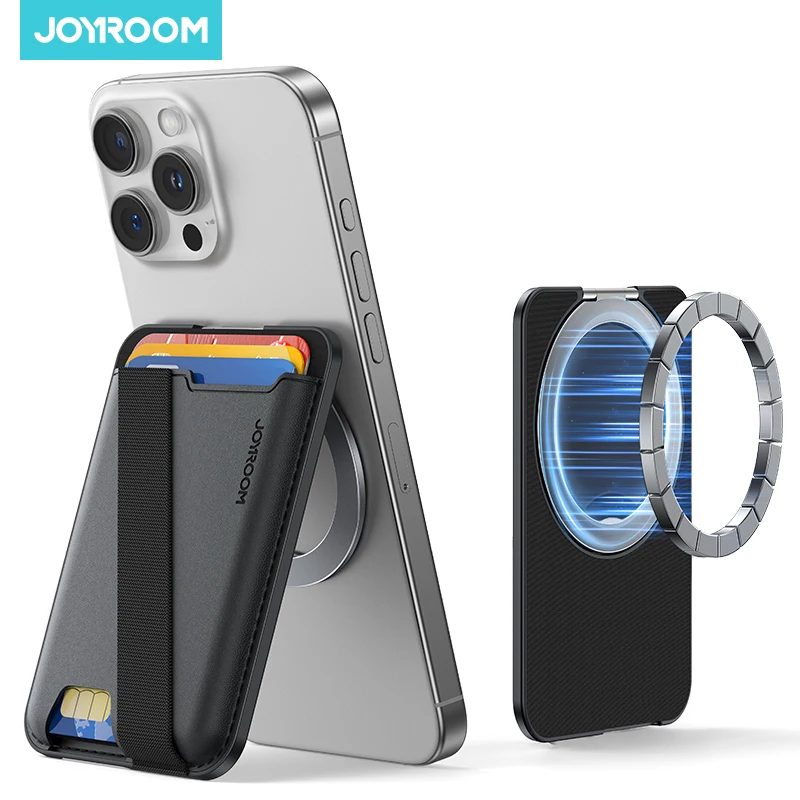 Tarjetero Adhesivo De Cuero Para Teléfono - Doble Bolsillo, Compatible Con La Mayoría De Smartphones, Material Silicona