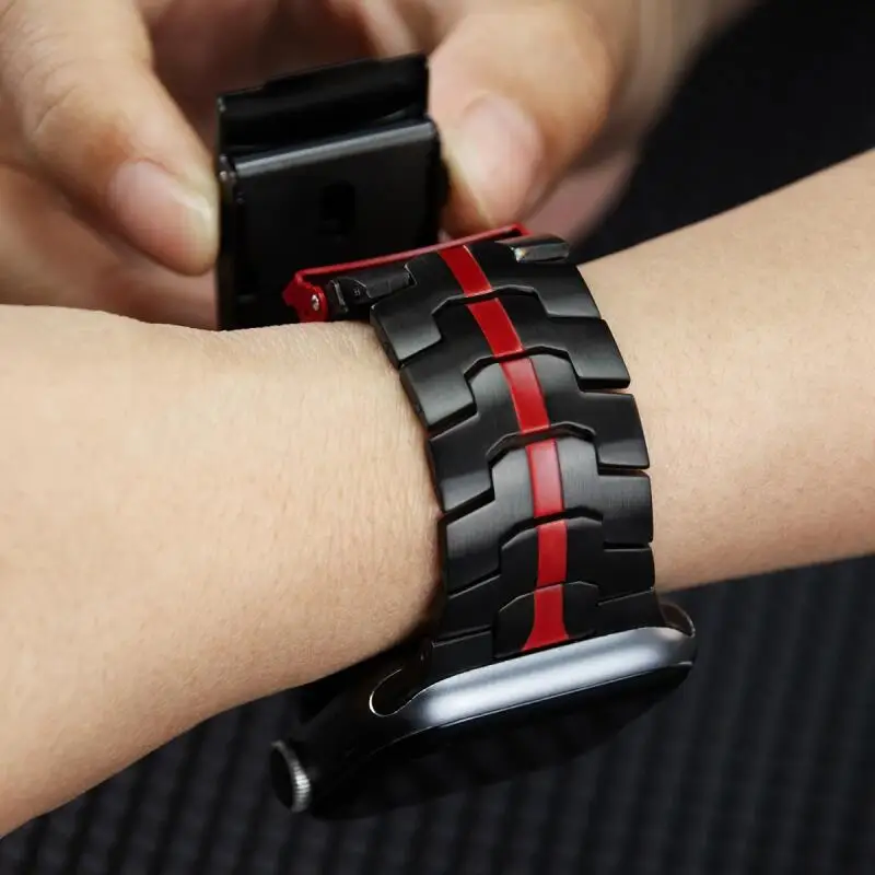 Sophisticated Stainless Steel Metal Strap