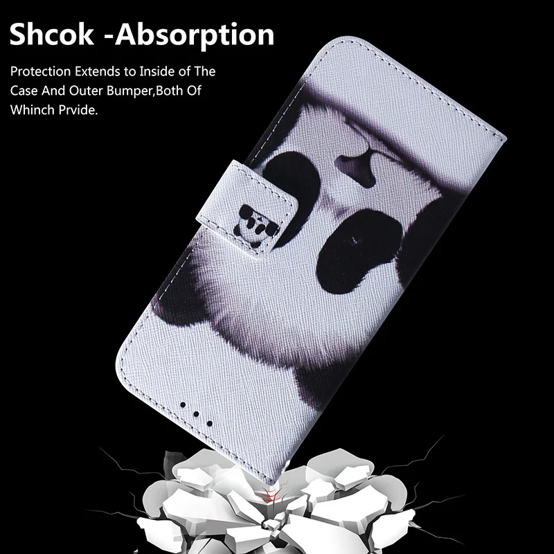 Elegant Painted Flip Leather Magnetic Phone Case – Premium Protection Cover with Stylish Design