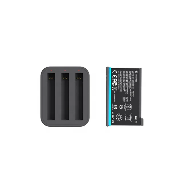 Batteria Originale Insta360 One X2/Hub Di Ricarica Rapida Per Batteria Insta 360 One X2 1420Mah