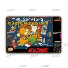  Old School Games Poster Tin Sign Vintage Gamer Room Decor Metal Plate Shabby Chic Man Cave Net Bar Art Wall Decoration Plaques 