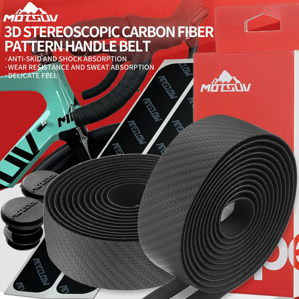 MOTSUV Road Bike Handlebar Tape PU EVA Shockproof Anti-Slip