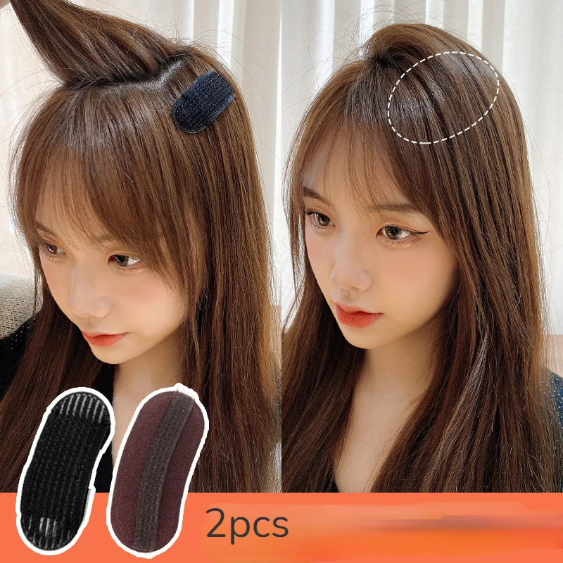 

2pcs Fluffy Sponge Hair Clips Pins Set Invisible Bouffant Styling Tools Magic Bun Base Bump Volume Headwear Hair Accessories