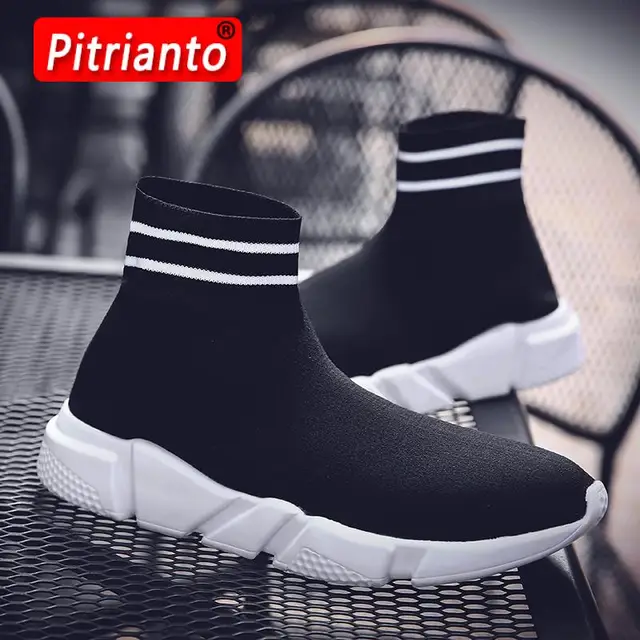 [알리익스프레스] 통기성과 편안함을 추구하는 여성용 신발: Pitrianto 통기성 캐주얼 탄성 발목 부츠
