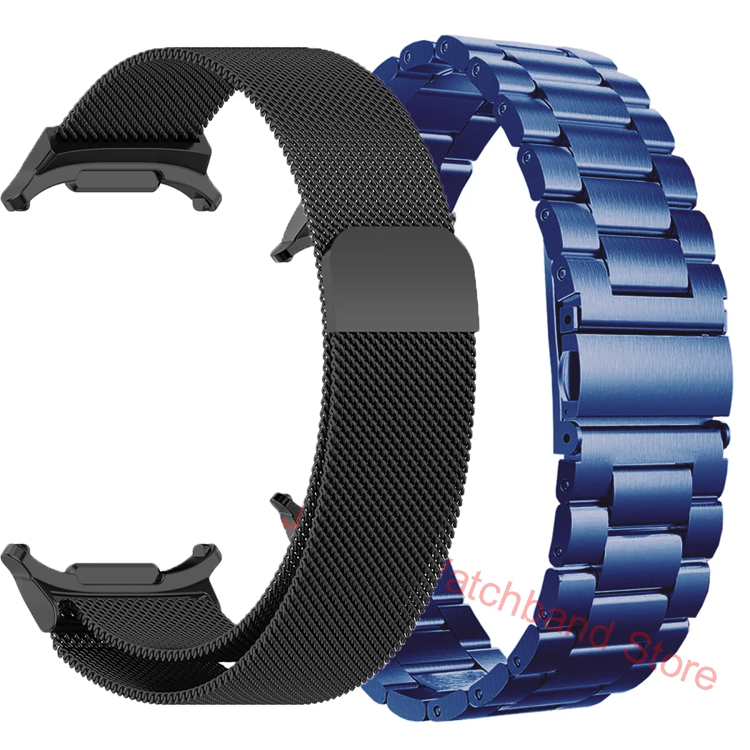 2-Pack Metal Strap - Stainless Steel Milanese Loop Bracelet
