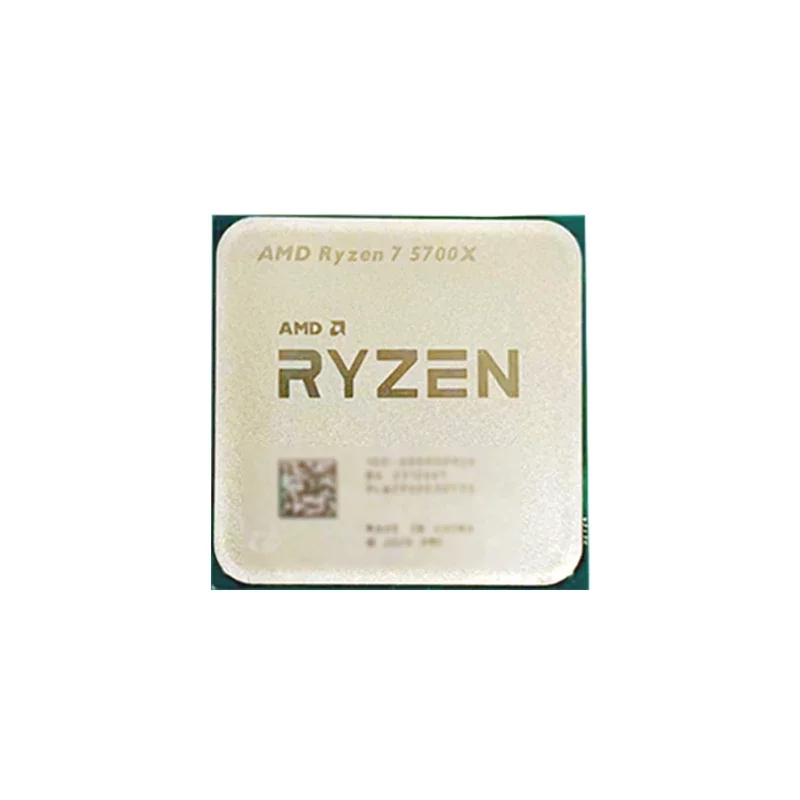 AMD Ryzen 7 5700X R7 5700X Zen3 7nm 8코어16스레드 3.4-4.6GHz 32MB L3 언락 CPU DDR4 소켓 AM4 루즈칩 쿨러 미포함