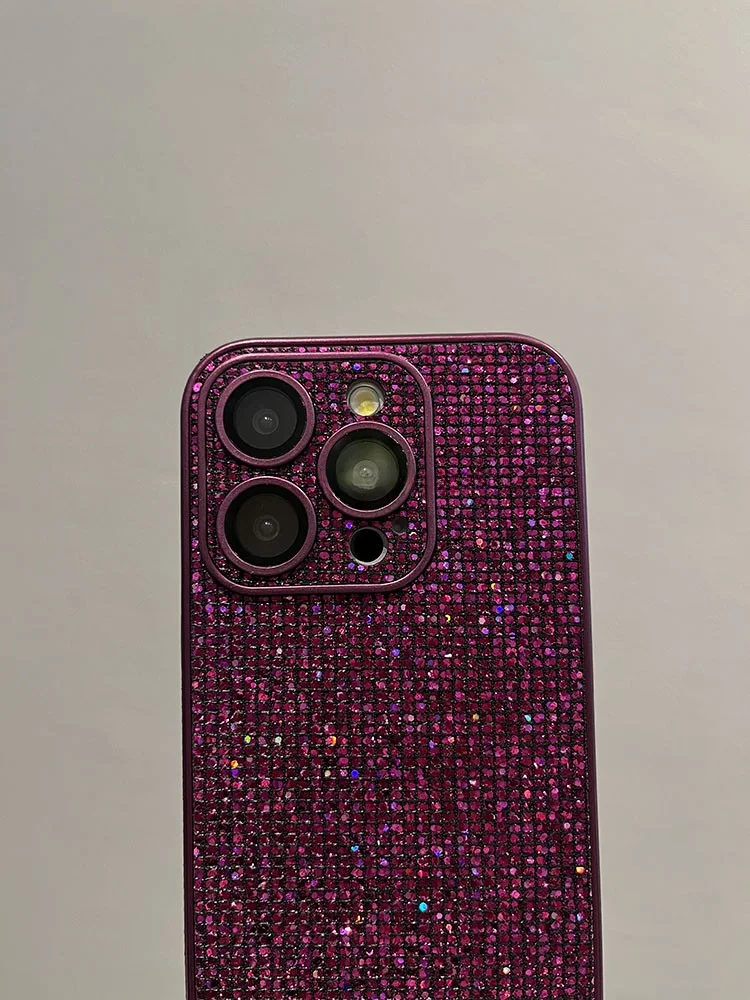 Luxury Flash Diamond Phone Case For Iphone 15 Pro Max And 14 Pro_voghion.com