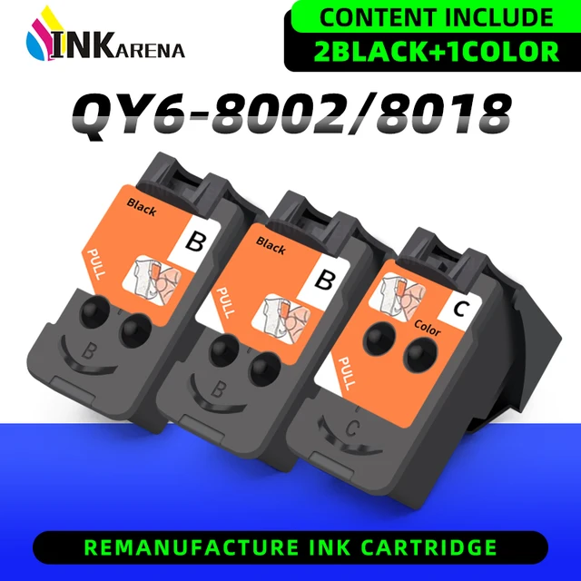 INKARENA QY6-8002 QY6-8018 Print Head for Canon CA91 CA92 Ink Cartridge for Canon G1400 G1410 G2400 G2410 G3400 G3410 G4400 G4410 Printer