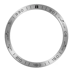 Stainless Steel Polished Watch Bezel Protector Cover - Anti - Scratch Adhesive Ring - 51mm (Silver)