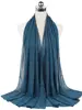 Nouveau foulard en mousseline uni pour femme, prêt-à-porter, hijab instantané, châle musulman, hijabs islamiques, écharpe arabe, foulards pour la tête