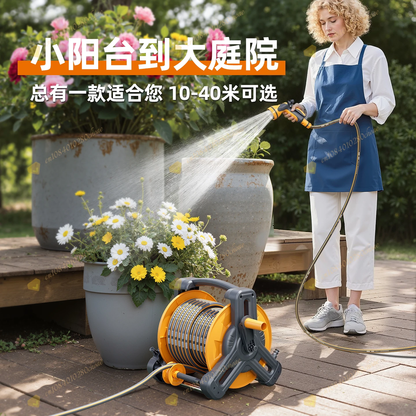 Durable Anti-freeze Water Hose with High Pressure Spray Gun for Garden Watering