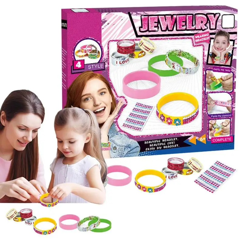 

Jewelry Making Kit Comprehensive Jewelry Kit DIY Bracelet Kit Create Unique Friendship Bracelets Arts & Crafts Toy For Creative