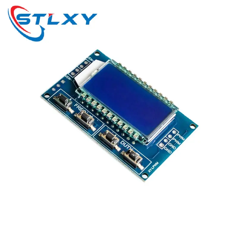 Signal Generator PWM Pulse Frequency Duty Cycle Adjustable Module LCD Display 1Hz-150Khz 3.3V-30V PWM Board Module signal generator kit,signal generator