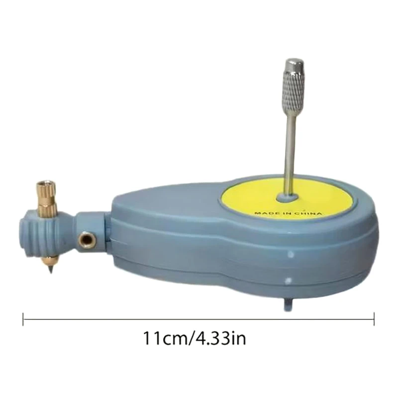 2M 로테이프 줄자 나침반 (10개의 연필심 포함) 원형 및 선 그리기용 측정 나침반 고정식 버튼
