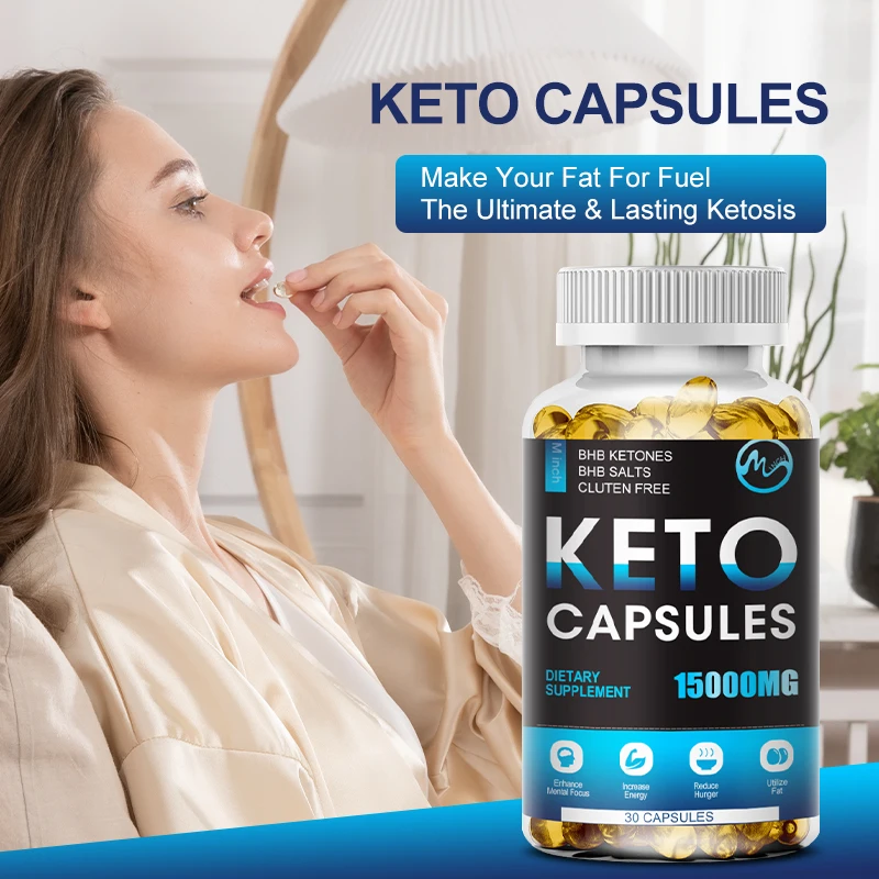 Ketone Capsule 15000MG Fat Management Burner 30Cap