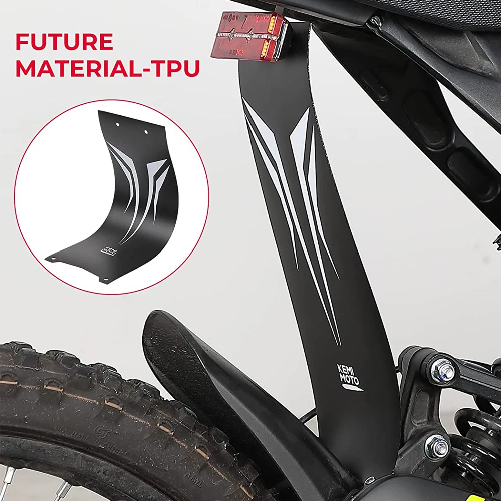 

Mud Guard Flap For surron X Ron Light Bee X and S X260 Longer Rear Shock Absorption Fender Dust Cover Protector of Rear Shock