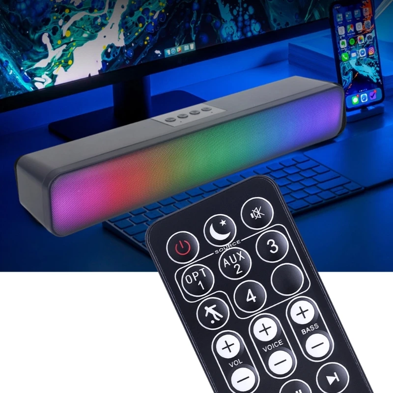 RE69151SoundbarRemoteControlReplacementABSRemoteControlSimple