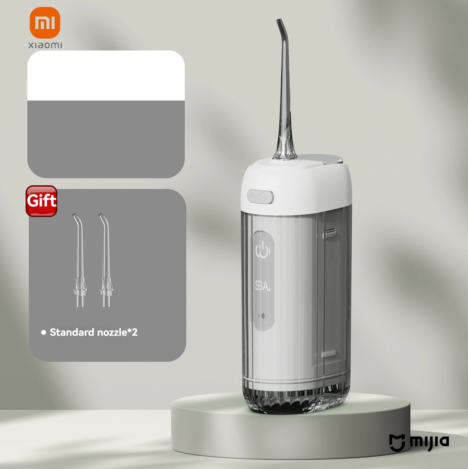 xiaomi mijia Portable Water thermos Floss Oral Irrigator 200ML Electric Tooth Cleaning Device 3 Modes Waterproof Irrigator oral irrigator dental cleaner water flosser