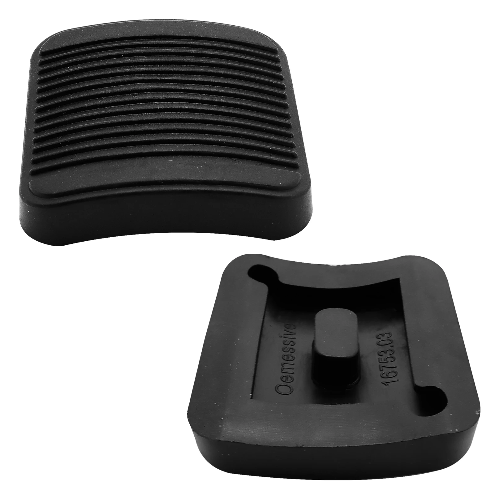 Clutch brake pedal pad rubber cover protection kit accessories for Jeep Wrangler YJ TJ 1986-05 Cherokee XJ 2x 52002750 16753.03 car accessories car pedals pedal cover