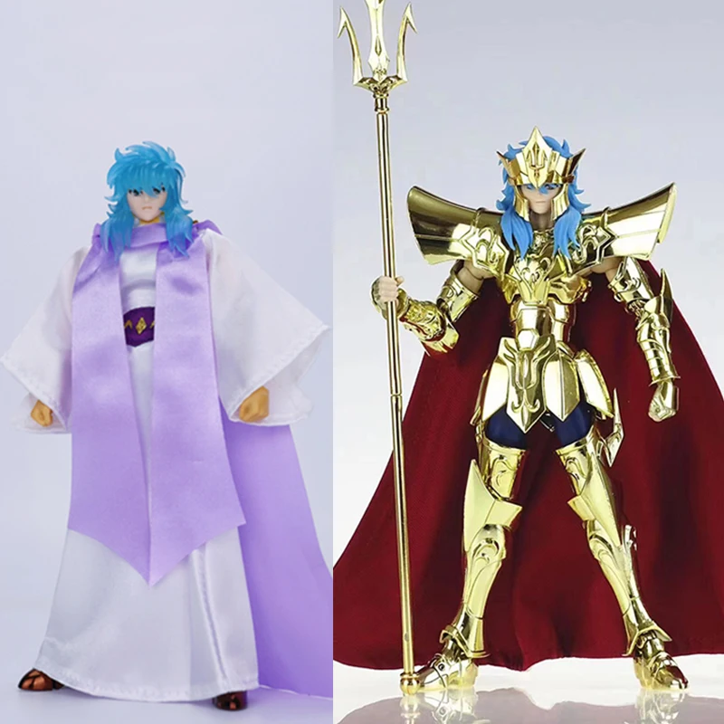 

JM.MST Model Saint Seiya Myth Cloth EXM/EX Poseidon Sea Emperor with Casual Wear 24K Ver Knights of the Zodiac Action Figure