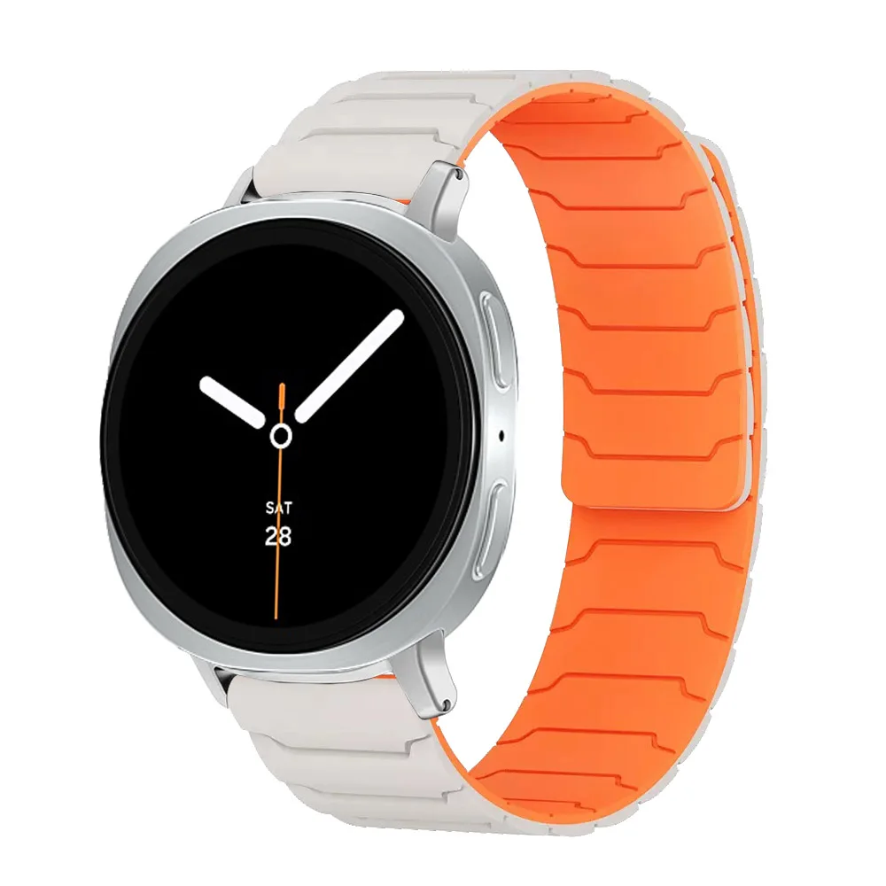 Enhanced Magnetic Silicone Loop Strap Replacement Bracelet Accessories