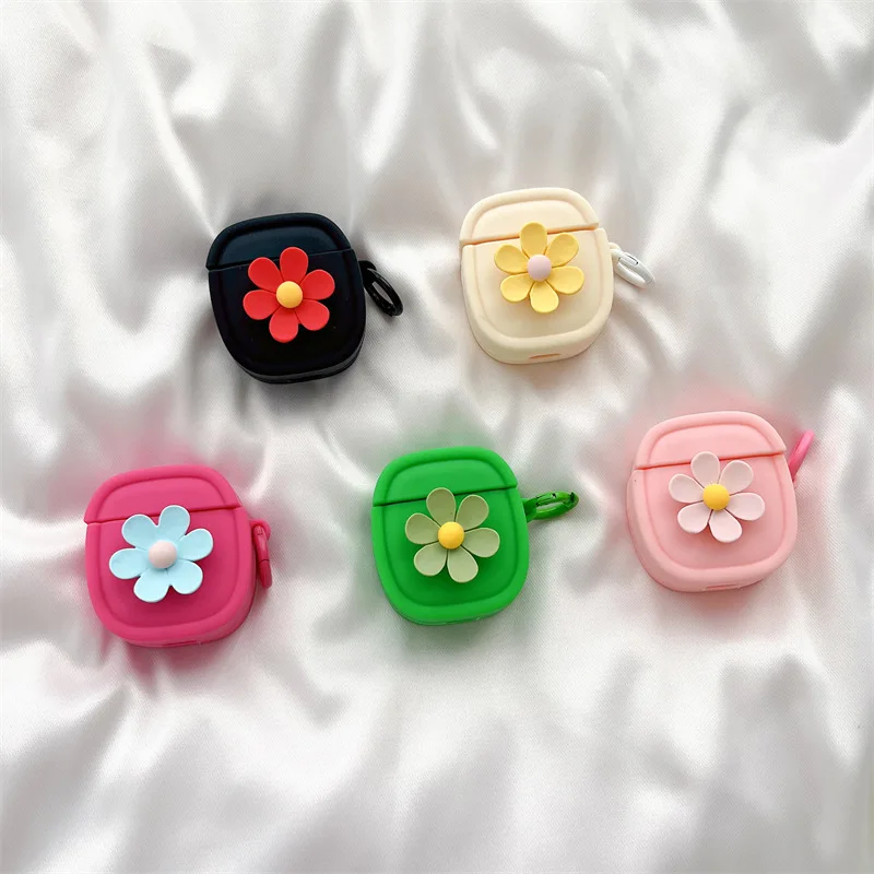 

Simplicity Dopamine Color Sunflower Bluetooth Headset Cover For Airpods 1 2 3 Pro Pro2 Headphone Cover Wireless Earphone Box