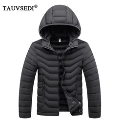 Winter Men Casual Hooded Parkas Jackets Coats Mens Detachable Hat Overcoat Jacket Male Outwear Streetwear Windbreaker Jacket 8XL