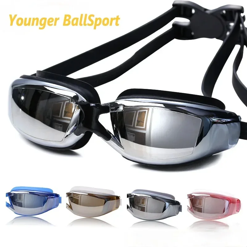 

swimming goggles myopia swimming goggles for men and women adult Waterproof Professional Silicone Swimming UV diving goggles