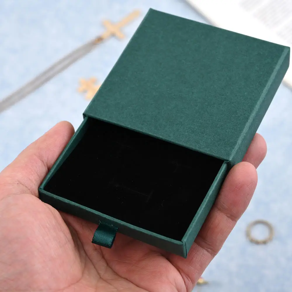 Drawer Jewelry Box Fashion Necklace Ring Pendant Earring Bracelet Jewelry Packaging Gift Display Box Gift Storage Boxes