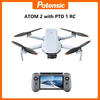 Drone Potensic ATOM 2 con telecomando PTD 1 video 4K, foto 8K, droni con fotocamera verticale 2.7K, massimo 10KM, tiro notturno AI