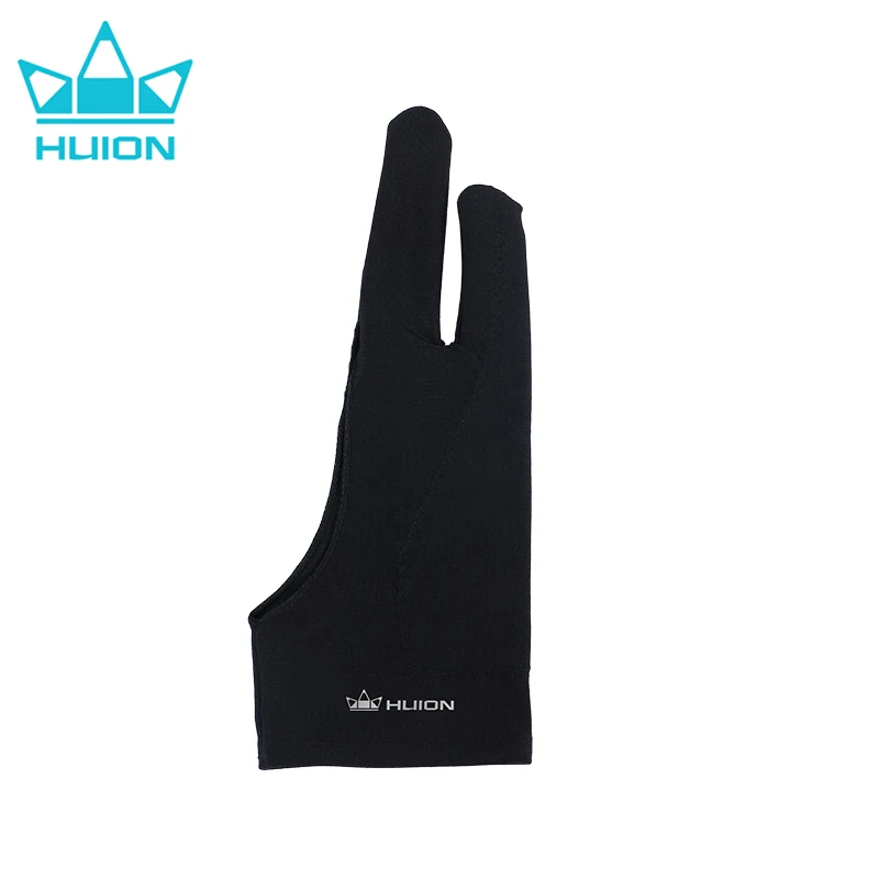 Huion 팜 리젝션 아티스트 장갑, 그래픽 태블릿, 터치 방지, 두 손가락 장갑, 드로잉 디스플레이 펜, 컴퓨터 LED 라이트 패드