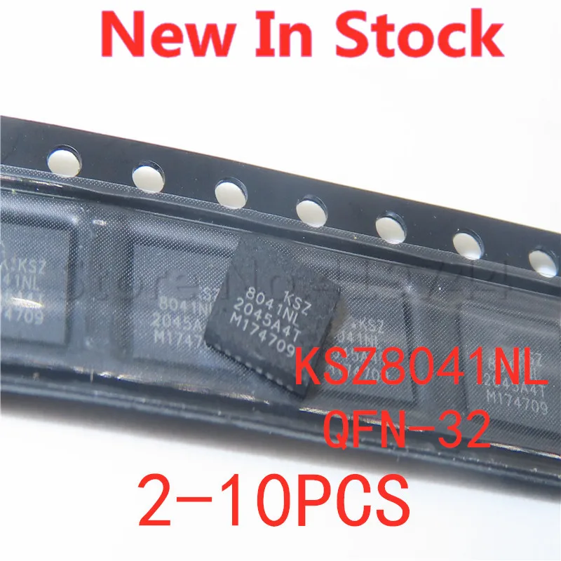 

2-10PCS/LOT KSZ8041NL 8041NL QFN-32 SMD Ethernet Transmitter Chip In Stock NEW original IC