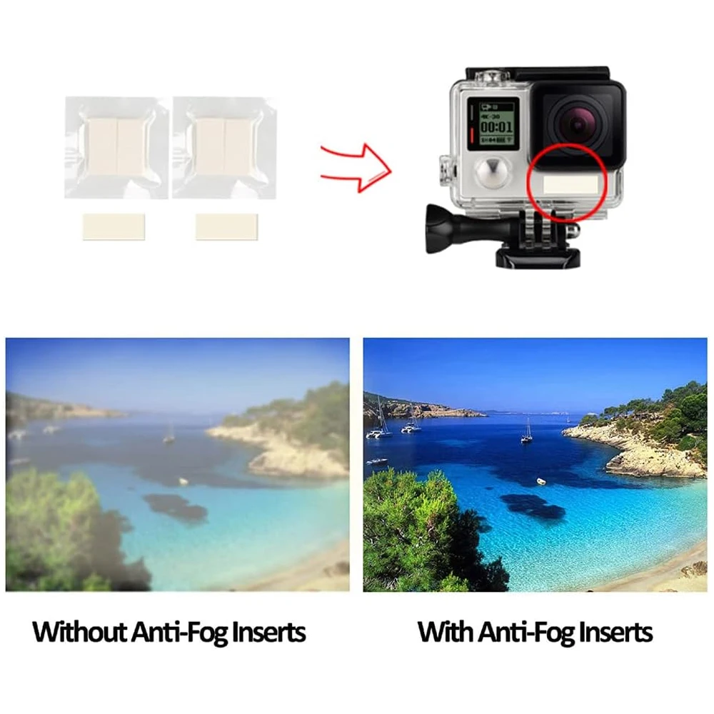 12PCS Anti Fog Insert Underwater Anti-fog For GoPro Hero 13 12