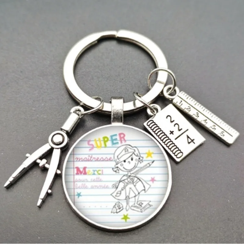 

Cross Border New Product Accessories Teacher Gift Time Gem Pendant Key Chain Cross Border Season Of Graduation Gift New 2023