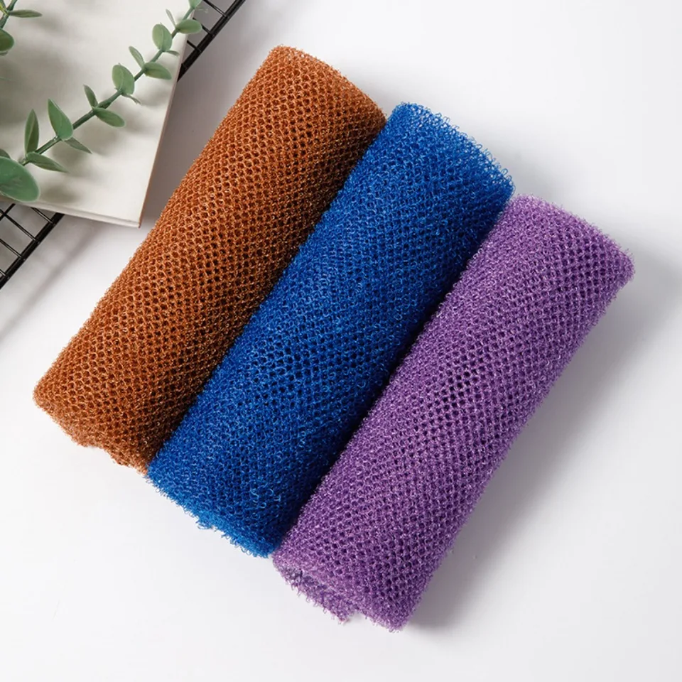 African Exfoliating Mesh Bath Sponge for Smooth Skin