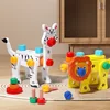 Children's Wooden Toolbox Montessori Educational Toys Nuts Screws Simulated Carpenter Assembly Repair Tools Creative Play Set 2