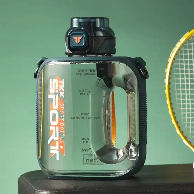 Big Capacity Sports Bottle New Tritan Water Kettle Drink Bottles Outdoor Fitness Space Cup GYM Kettle BPA FREE 1L/1.6L/2L 5