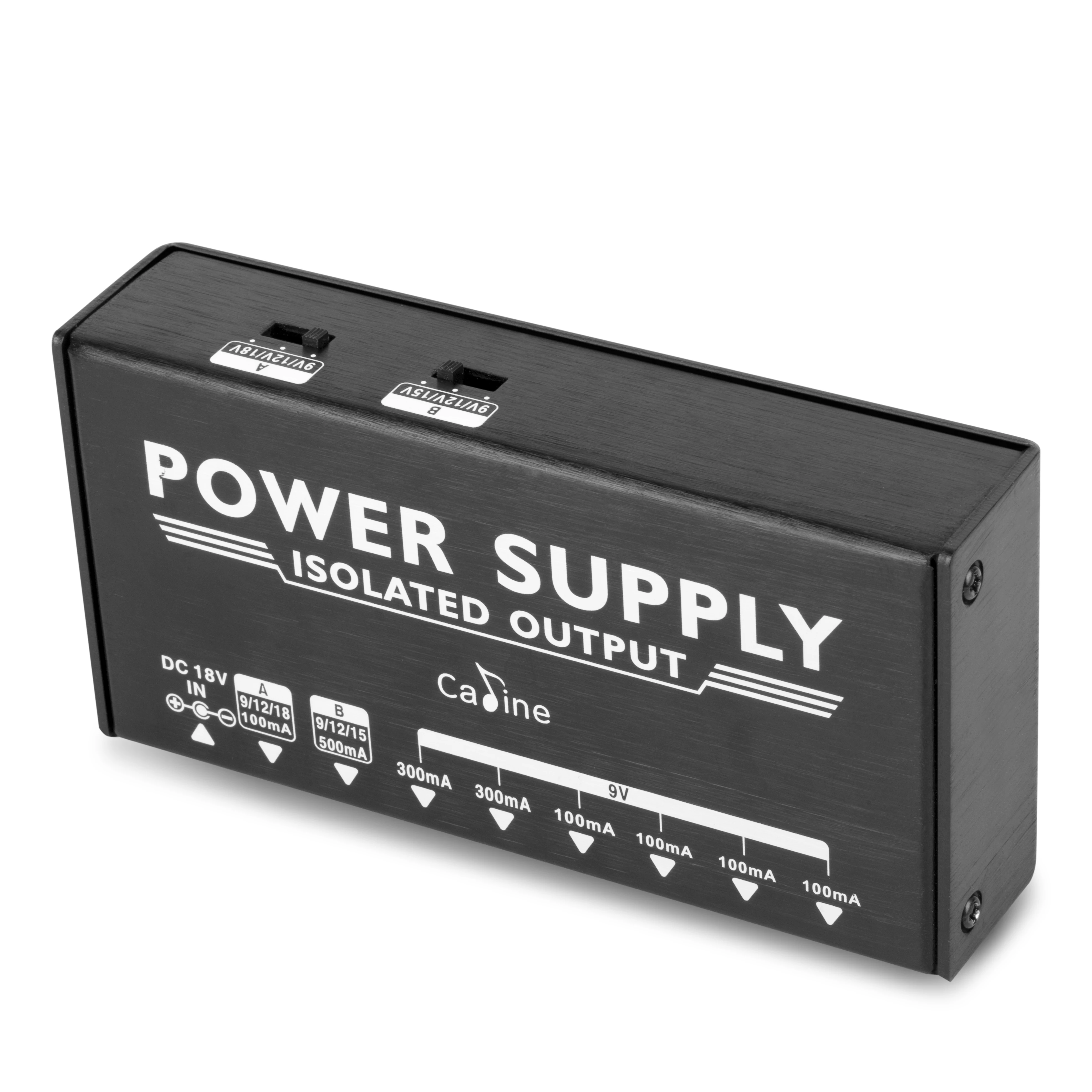 Guitar Pedal Power Supply Effect Pedal Power Supply 8 Isolated Outputs 9V 12V 15V 18V Anti-interference 18W Adapter 10 Cables