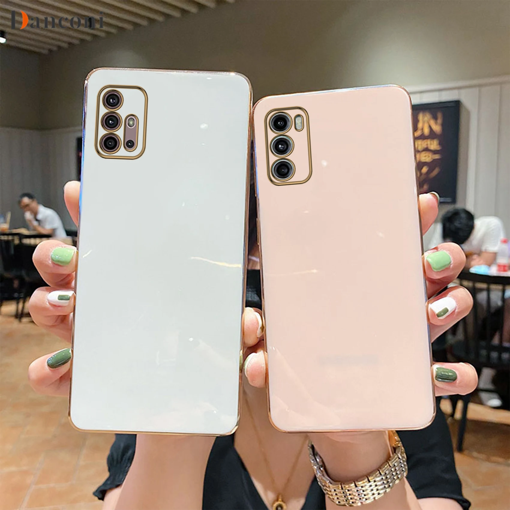Luxury Plating Silicone Phone Case Cover