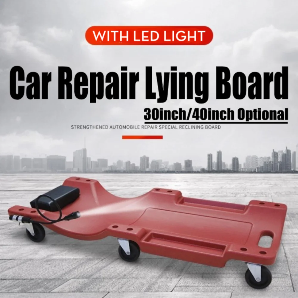 36/40 inch Car Repair Lying Board With LED Light Skateboard Spare Parts Repair Board Bed