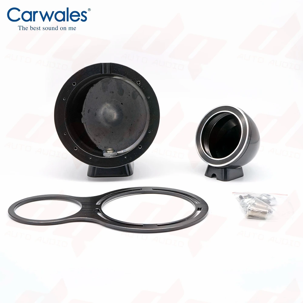 2PCS Car Refit 3-way 3.5 Inch Midrange Treble Combination Speaker Box Tweeter Stand Cup adapter for Car 3.5INCH Bracket 1pair