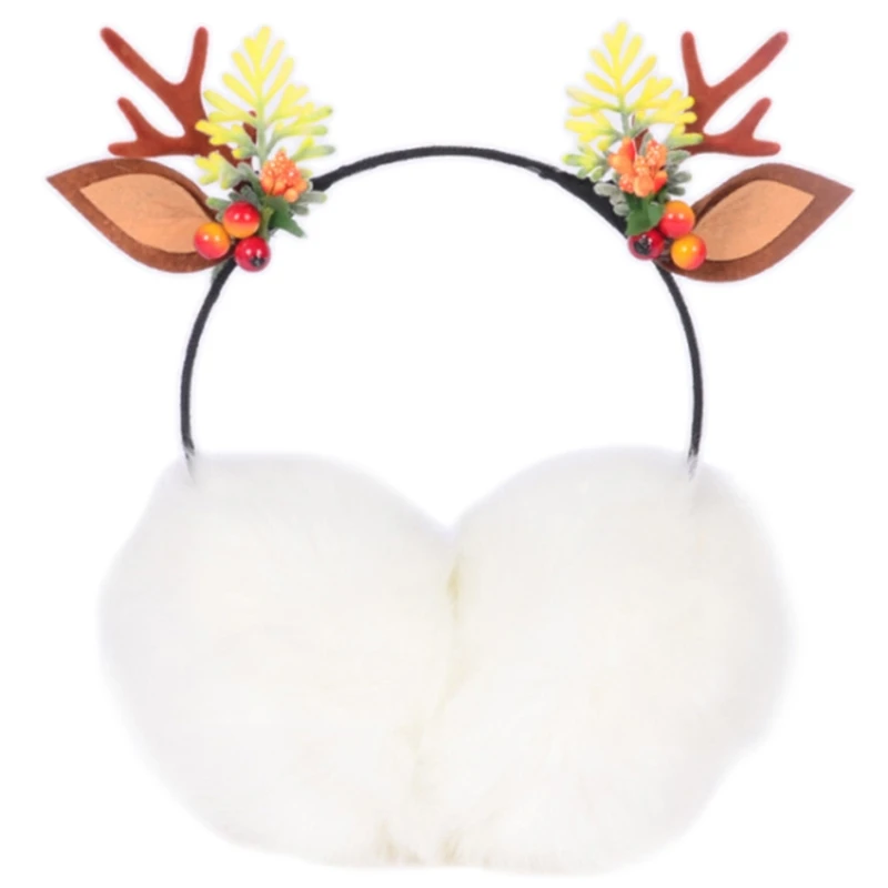 새로운 스타일 엘크 Earcaps 양털 겨울 귀마개 어린이를위한 순록 귀마개 귀여운